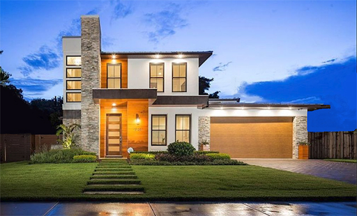 modern home plans clean contemporary exterior